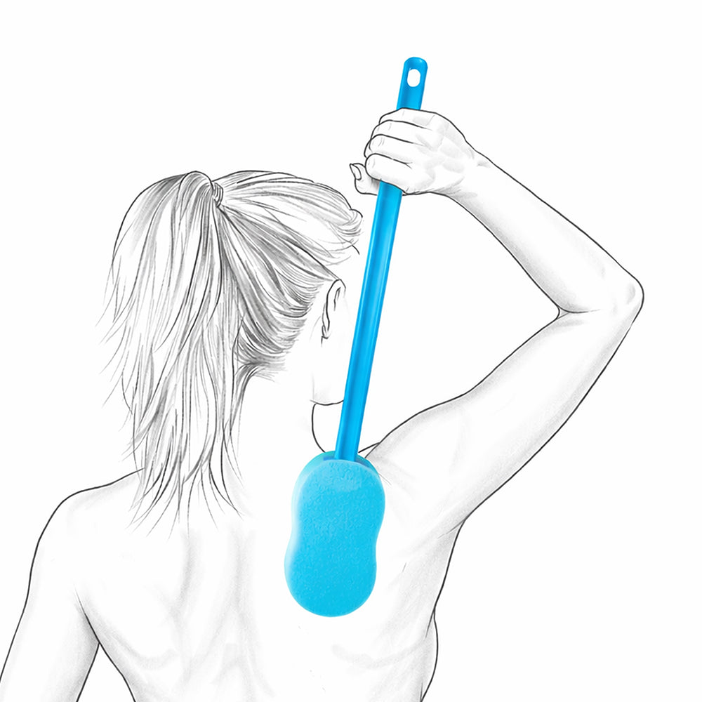 Bath sponge bendable