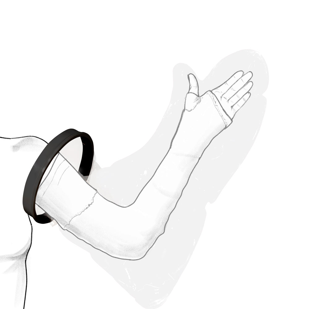 Douchehoes - arm heel