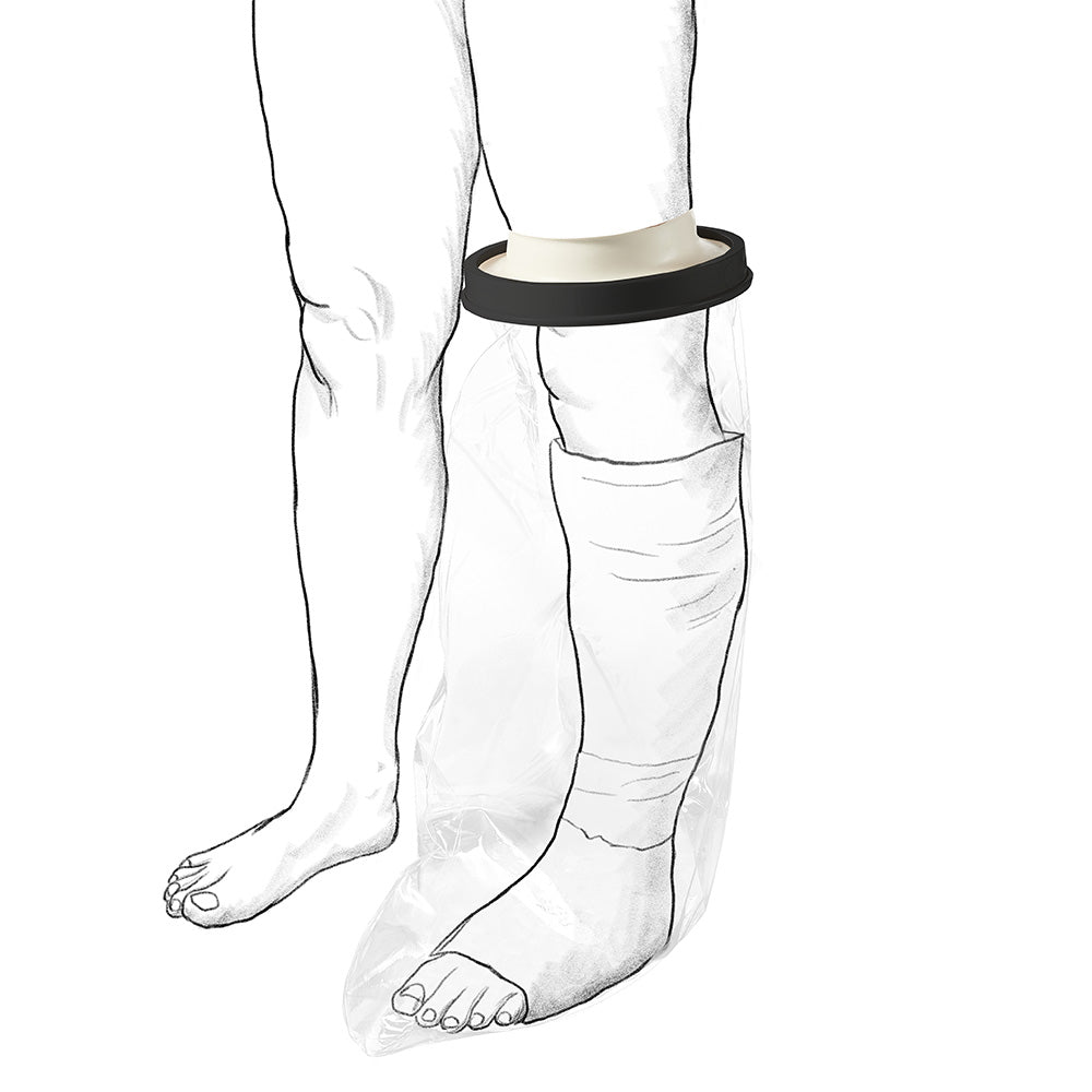 Shower sleeve leg half