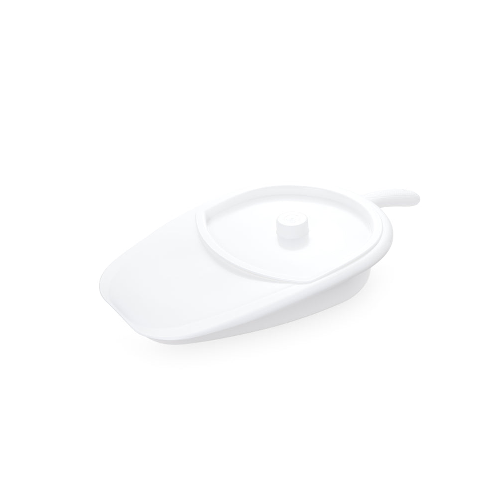 Bedpan with lid