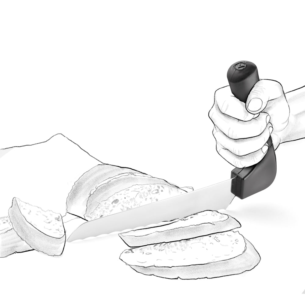 Bread knife ergonomic