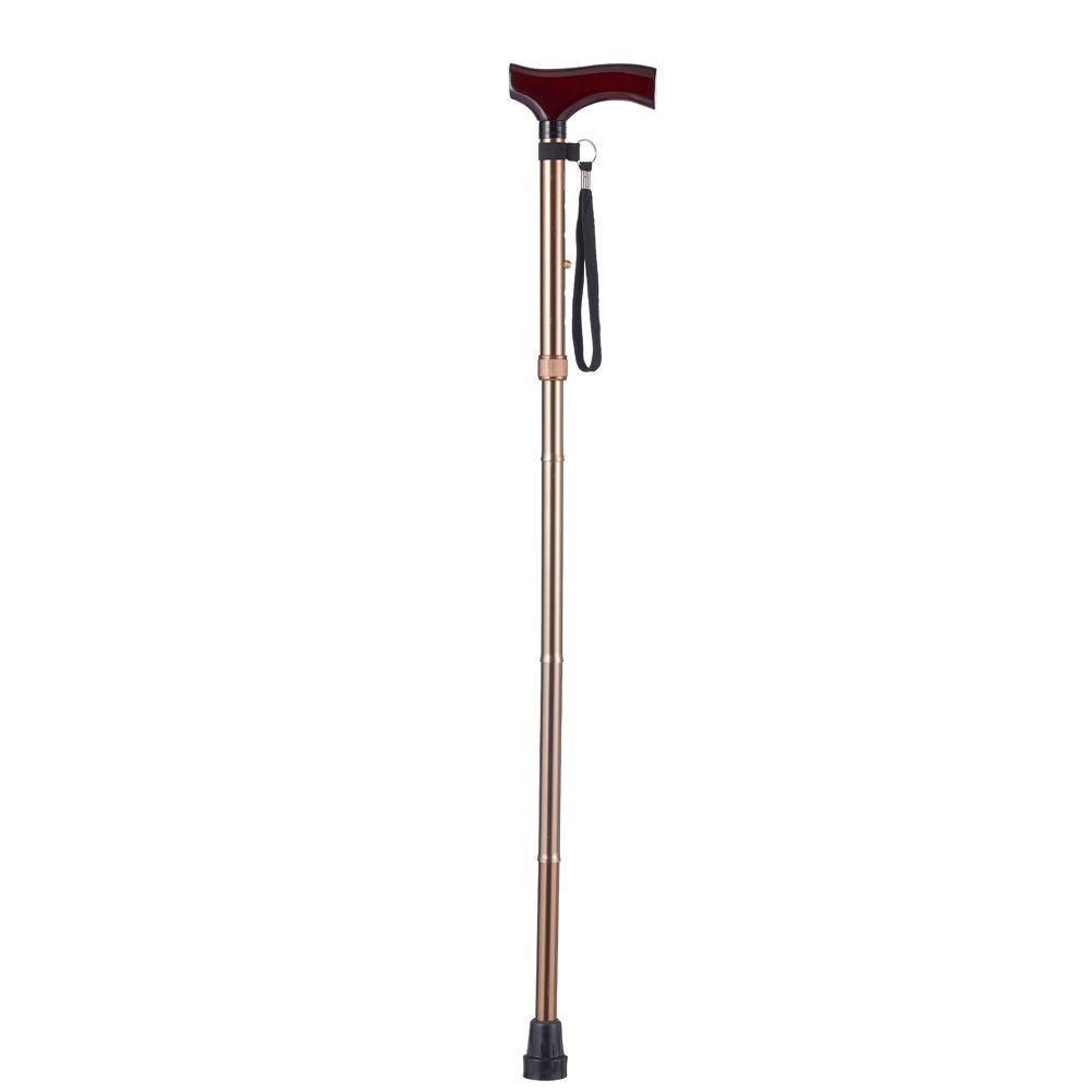 Walking cane foldable - bronze